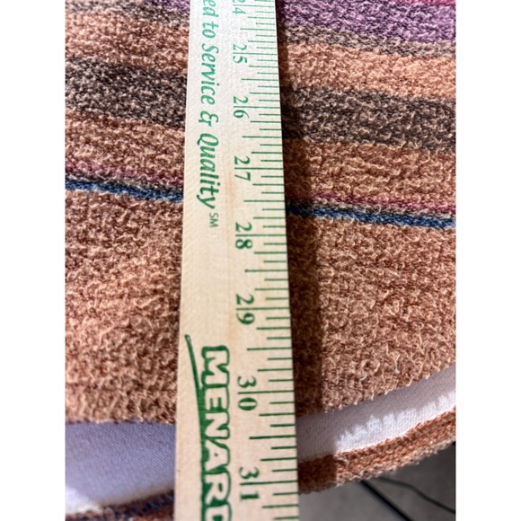 VTG STYLE NEW YORK Striped Textured Oversized Button Up Shirt Women's Size‎ S - Picture 6 of 10